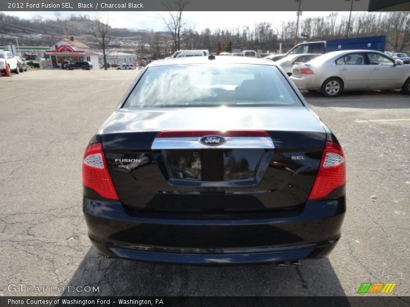 Black / Charcoal Black 2012 Ford Fusion SEL