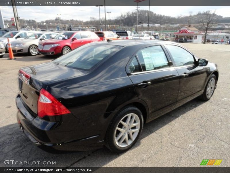 Black / Charcoal Black 2012 Ford Fusion SEL