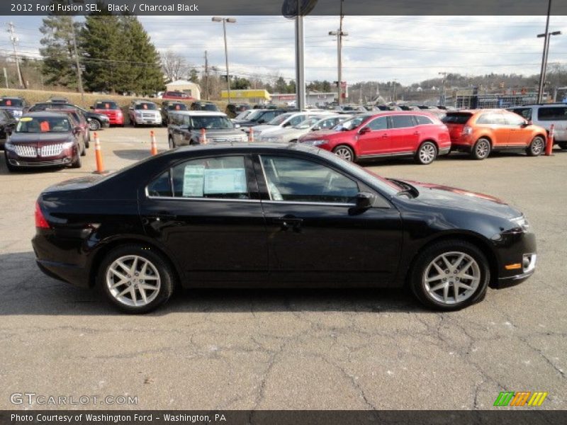 Black / Charcoal Black 2012 Ford Fusion SEL