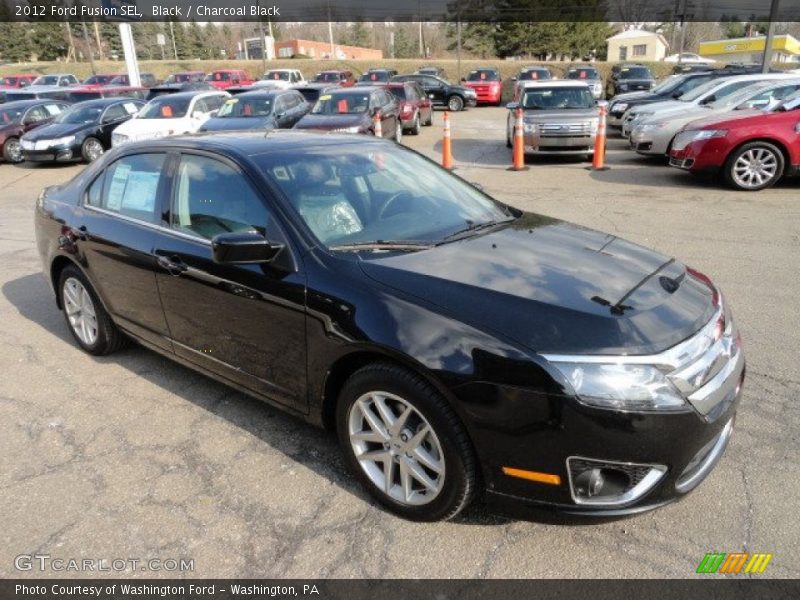Black / Charcoal Black 2012 Ford Fusion SEL