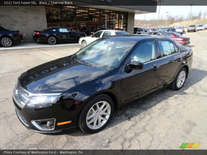Black / Charcoal Black 2012 Ford Fusion SEL