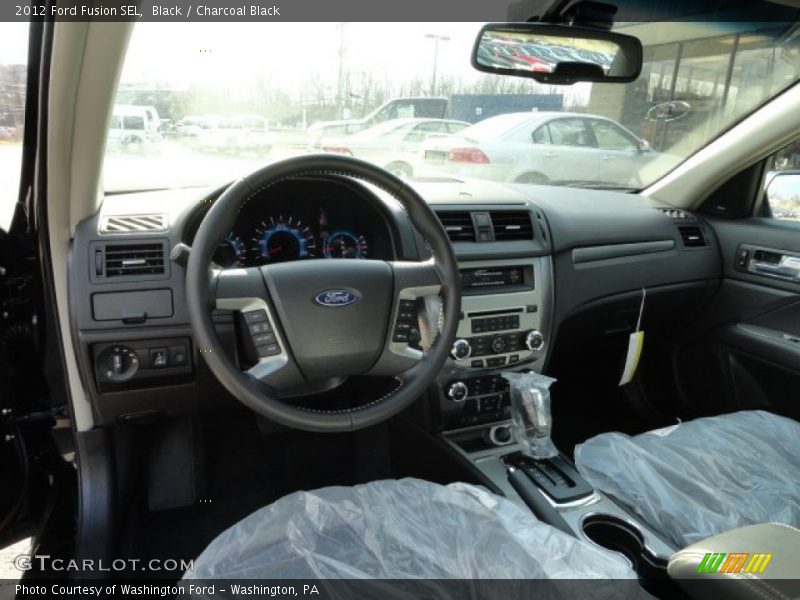 Black / Charcoal Black 2012 Ford Fusion SEL