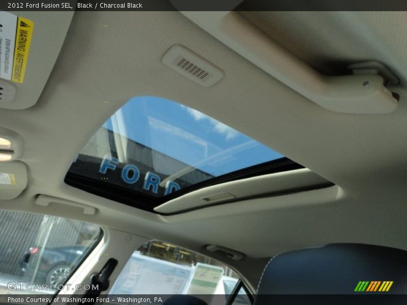 Black / Charcoal Black 2012 Ford Fusion SEL