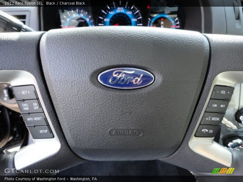 Black / Charcoal Black 2012 Ford Fusion SEL