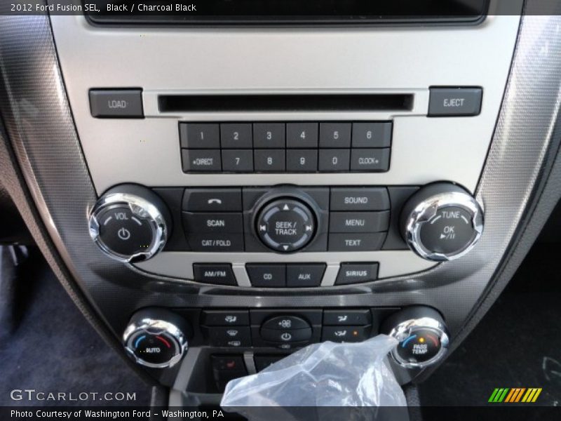 Black / Charcoal Black 2012 Ford Fusion SEL