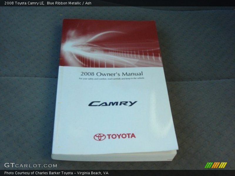 Blue Ribbon Metallic / Ash 2008 Toyota Camry LE
