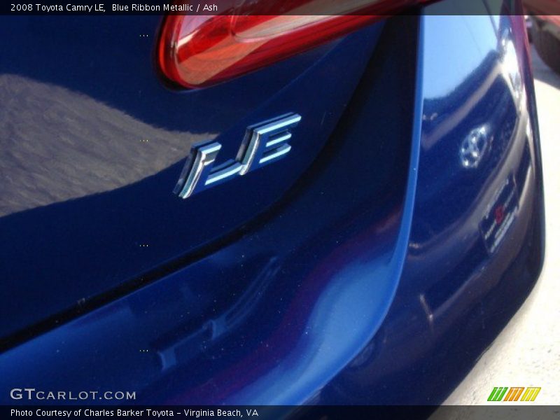 Blue Ribbon Metallic / Ash 2008 Toyota Camry LE