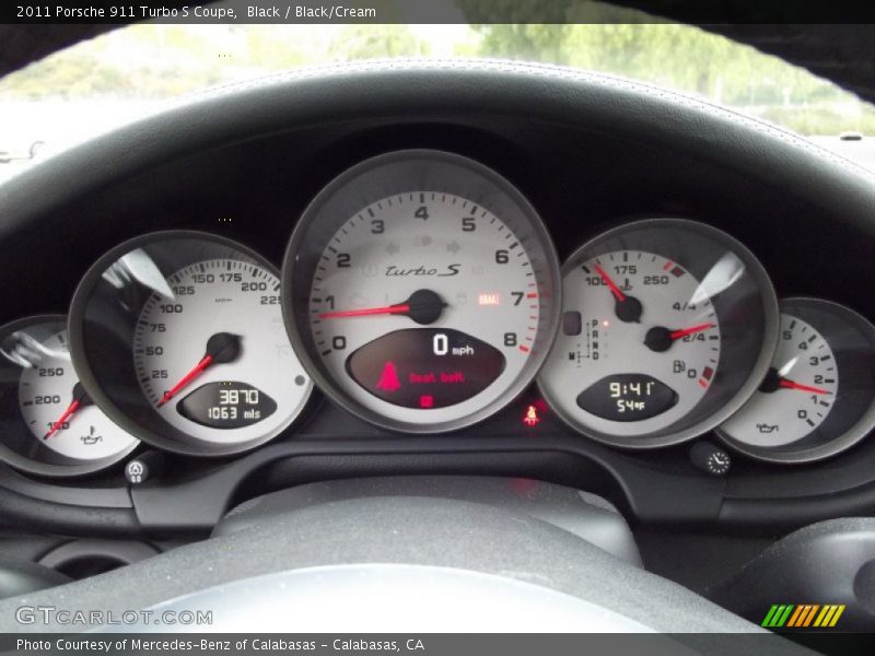 2011 911 Turbo S Coupe Turbo S Coupe Gauges