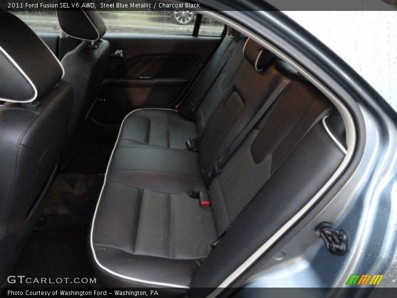 Rear Seat of 2011 Fusion SEL V6 AWD