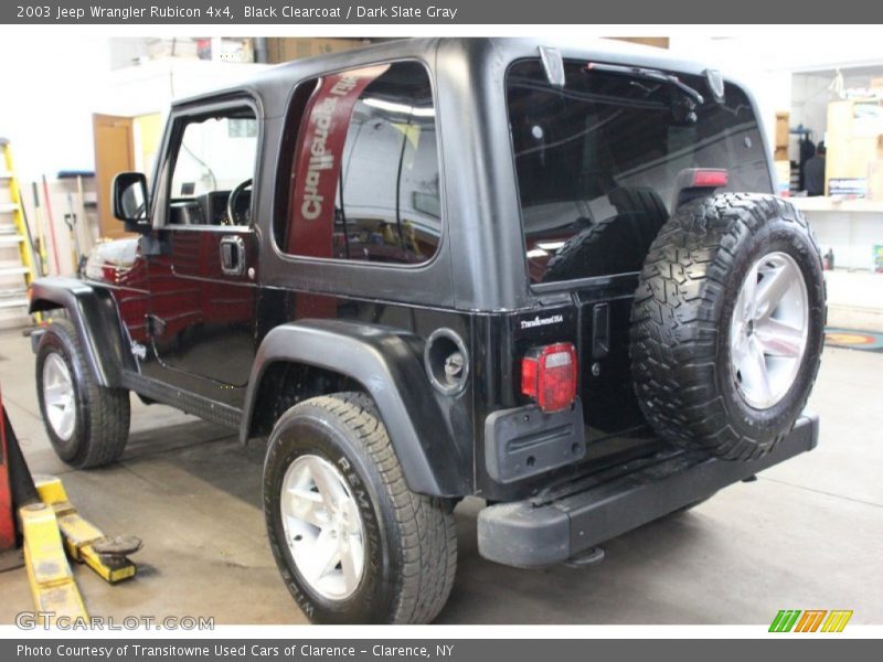 Black Clearcoat / Dark Slate Gray 2003 Jeep Wrangler Rubicon 4x4