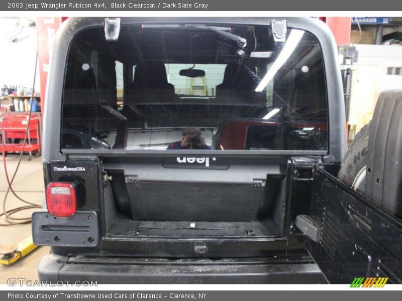 Black Clearcoat / Dark Slate Gray 2003 Jeep Wrangler Rubicon 4x4
