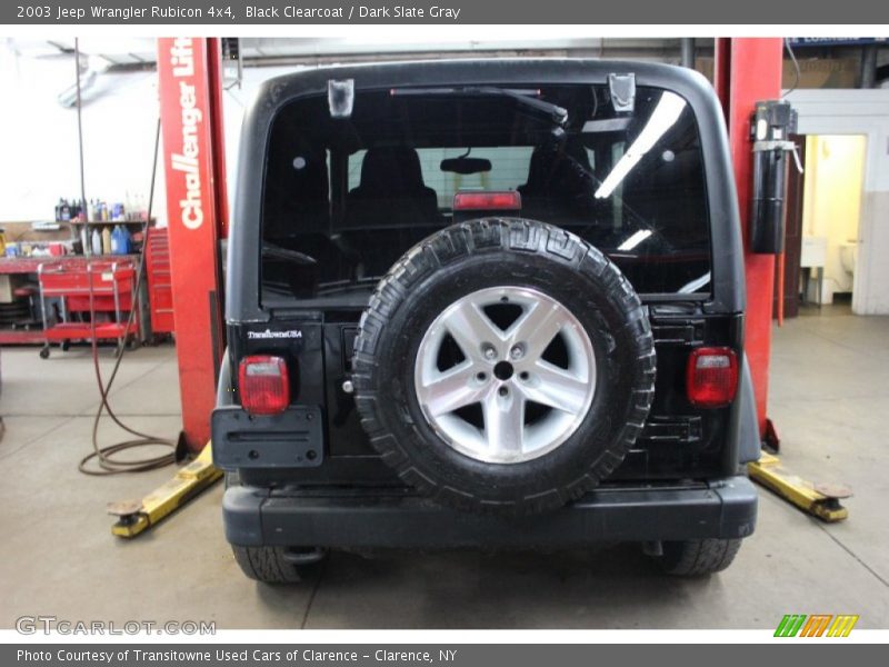 Black Clearcoat / Dark Slate Gray 2003 Jeep Wrangler Rubicon 4x4