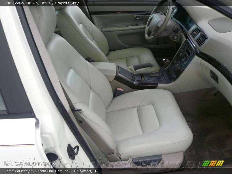 White / Graphite Gray 2002 Volvo S80 2.9