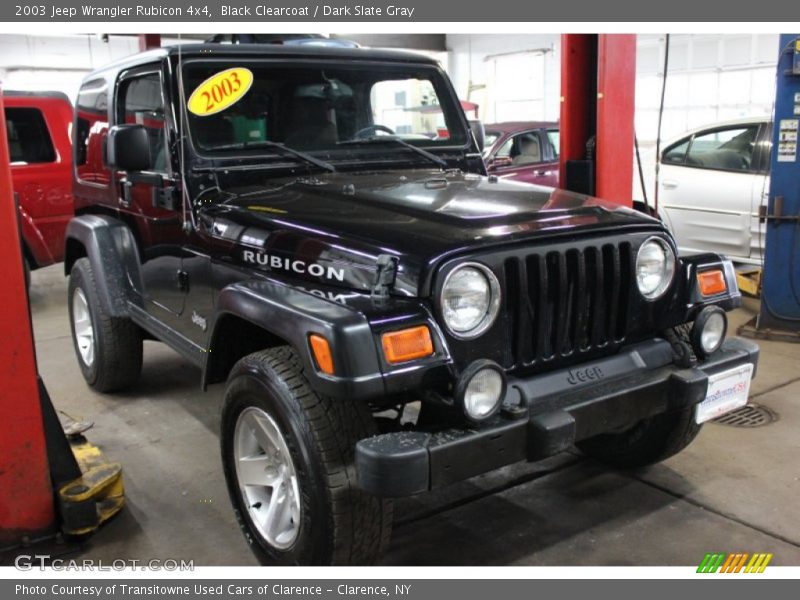Black Clearcoat / Dark Slate Gray 2003 Jeep Wrangler Rubicon 4x4