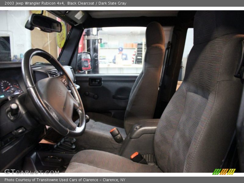 Black Clearcoat / Dark Slate Gray 2003 Jeep Wrangler Rubicon 4x4