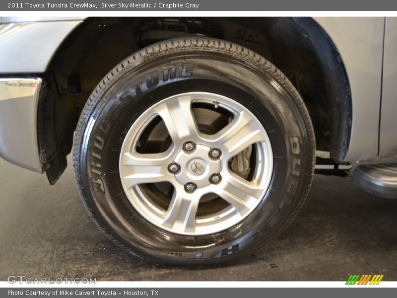 Silver Sky Metallic / Graphite Gray 2011 Toyota Tundra CrewMax