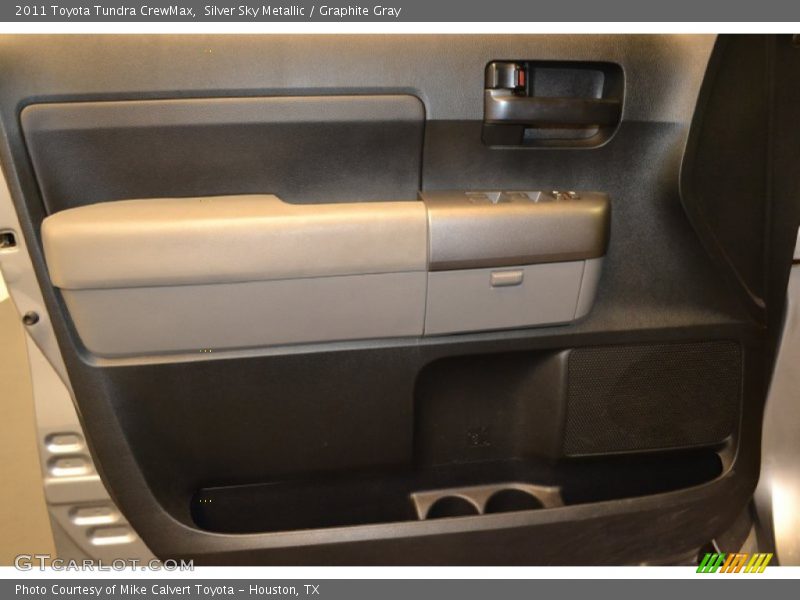 Silver Sky Metallic / Graphite Gray 2011 Toyota Tundra CrewMax