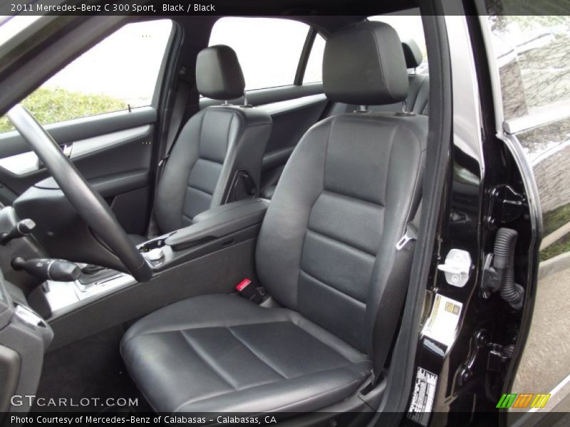 Black / Black 2011 Mercedes-Benz C 300 Sport