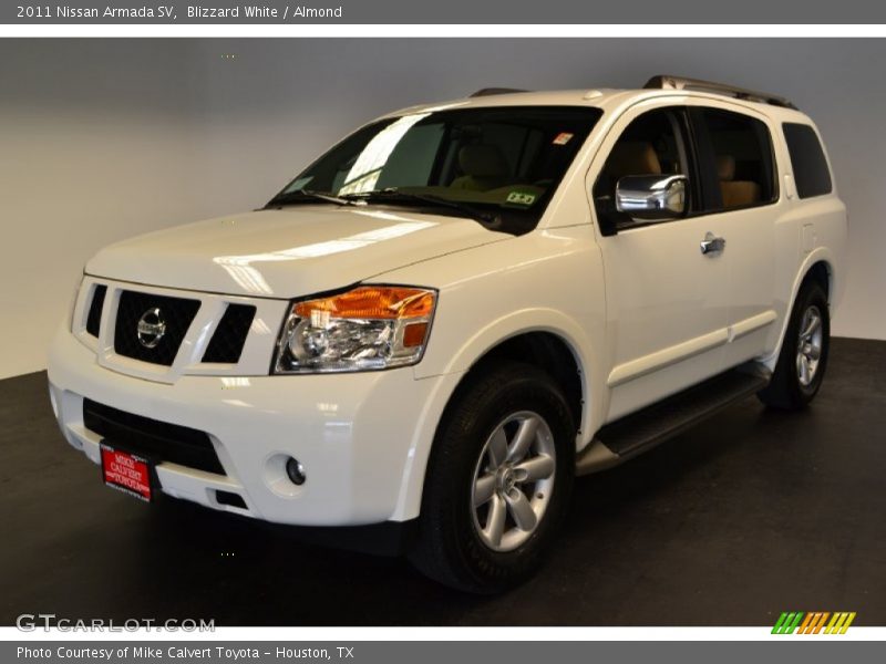 Blizzard White / Almond 2011 Nissan Armada SV