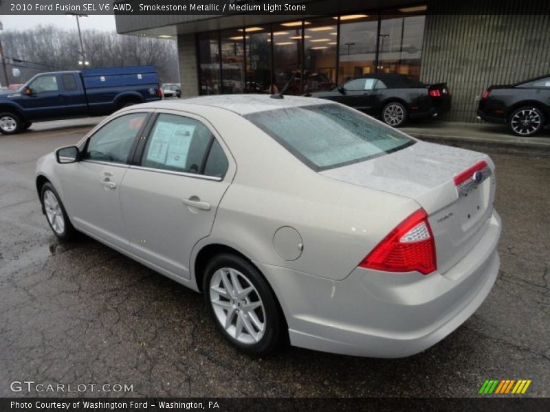 Smokestone Metallic / Medium Light Stone 2010 Ford Fusion SEL V6 AWD