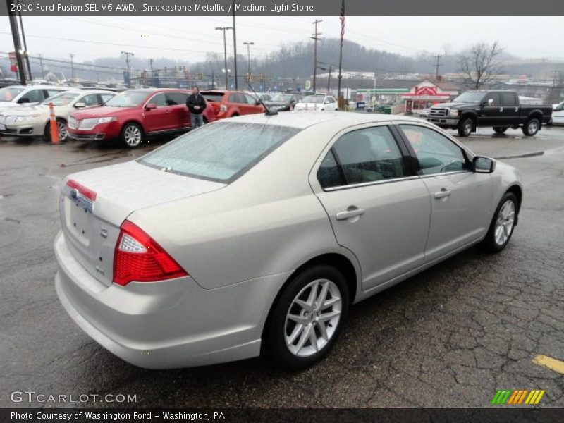 Smokestone Metallic / Medium Light Stone 2010 Ford Fusion SEL V6 AWD