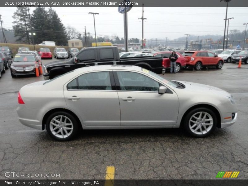 Smokestone Metallic / Medium Light Stone 2010 Ford Fusion SEL V6 AWD