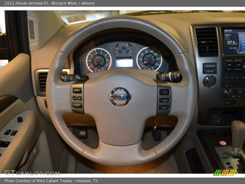 Blizzard White / Almond 2011 Nissan Armada SV