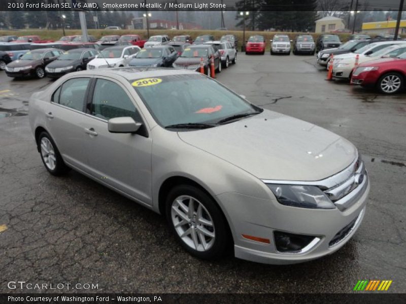 Smokestone Metallic / Medium Light Stone 2010 Ford Fusion SEL V6 AWD
