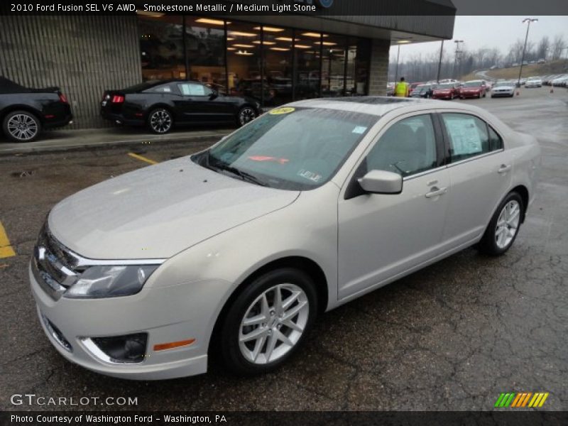 Smokestone Metallic / Medium Light Stone 2010 Ford Fusion SEL V6 AWD