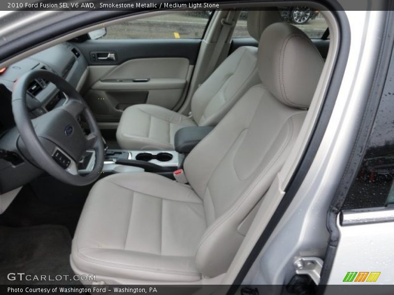Smokestone Metallic / Medium Light Stone 2010 Ford Fusion SEL V6 AWD