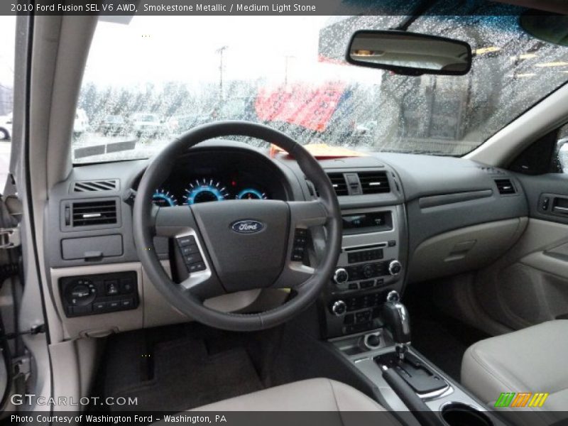 Smokestone Metallic / Medium Light Stone 2010 Ford Fusion SEL V6 AWD