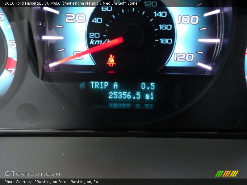 Smokestone Metallic / Medium Light Stone 2010 Ford Fusion SEL V6 AWD