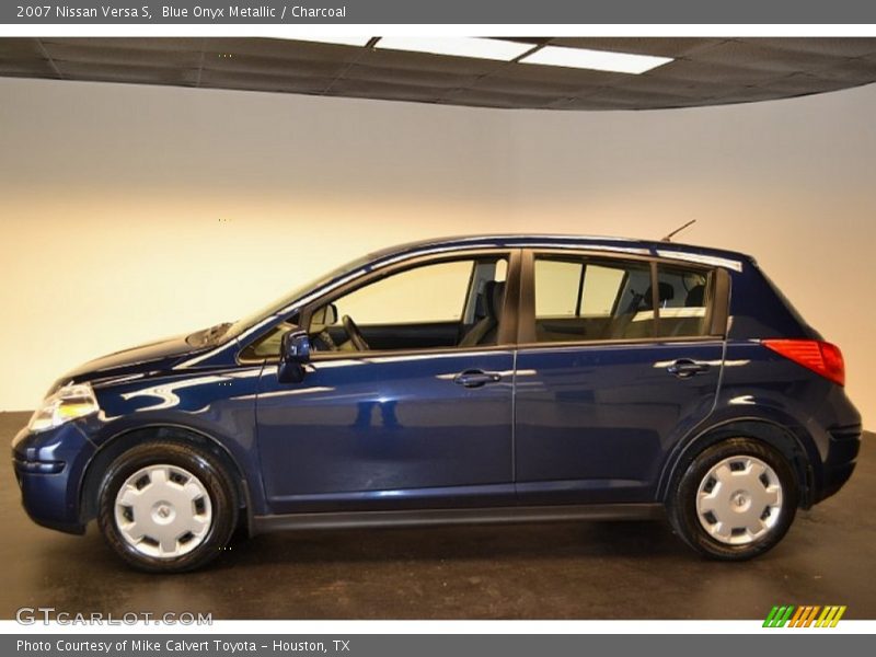 Blue Onyx Metallic / Charcoal 2007 Nissan Versa S