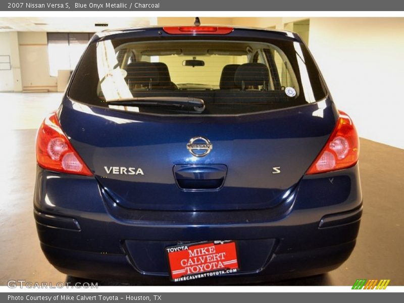 Blue Onyx Metallic / Charcoal 2007 Nissan Versa S