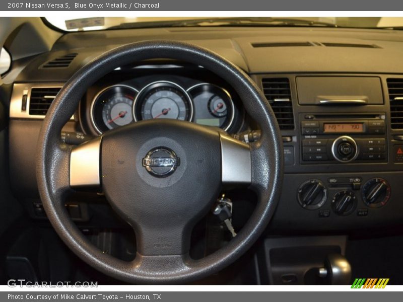 Blue Onyx Metallic / Charcoal 2007 Nissan Versa S
