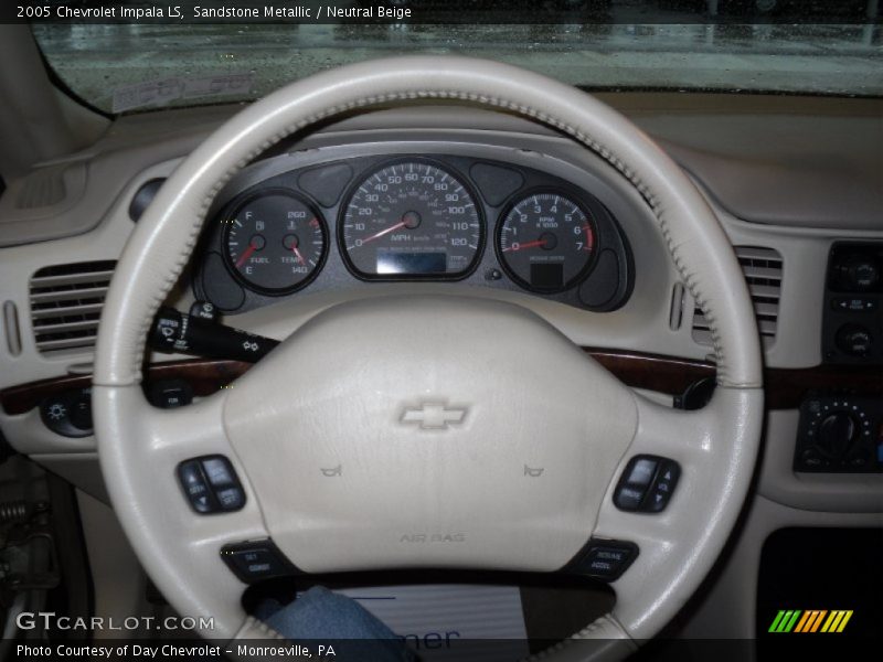 Sandstone Metallic / Neutral Beige 2005 Chevrolet Impala LS