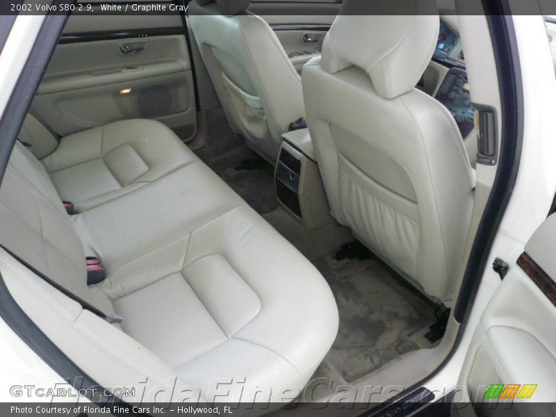 White / Graphite Gray 2002 Volvo S80 2.9