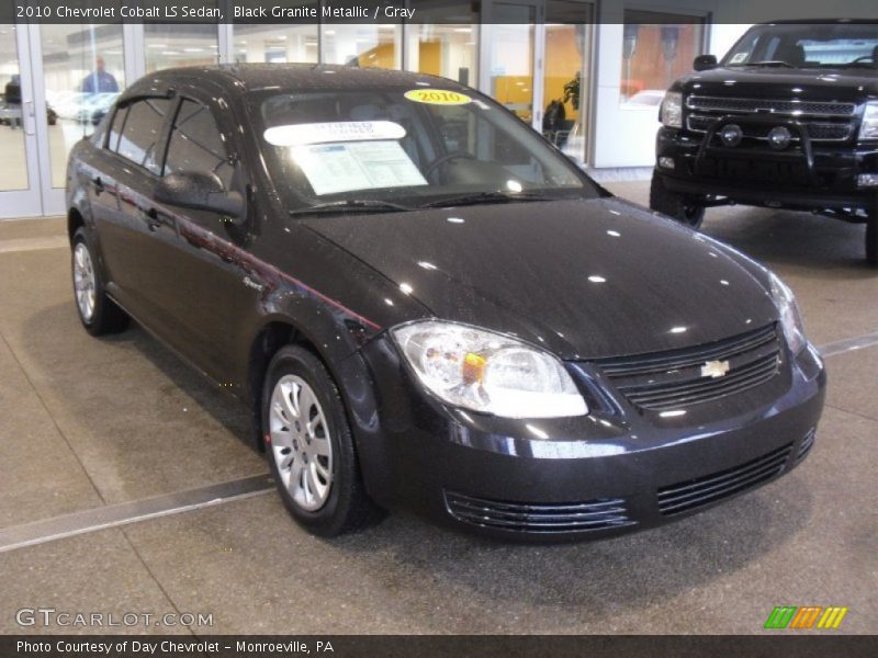 Black Granite Metallic / Gray 2010 Chevrolet Cobalt LS Sedan