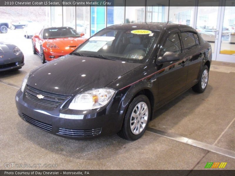 Black Granite Metallic / Gray 2010 Chevrolet Cobalt LS Sedan
