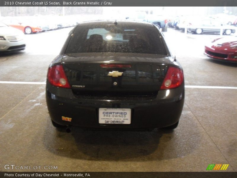 Black Granite Metallic / Gray 2010 Chevrolet Cobalt LS Sedan