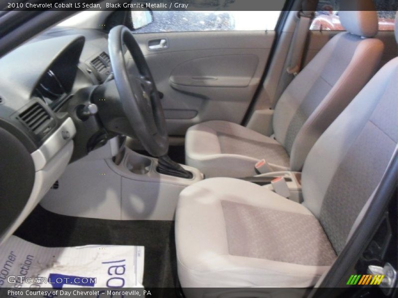 Black Granite Metallic / Gray 2010 Chevrolet Cobalt LS Sedan