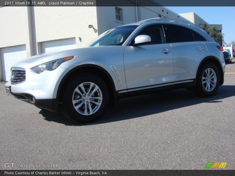 Liquid Platinum / Graphite 2011 Infiniti FX 35 AWD