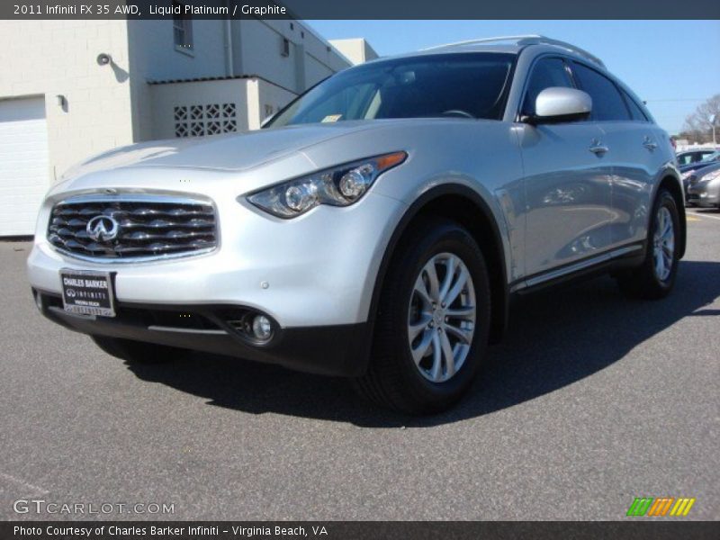 Liquid Platinum / Graphite 2011 Infiniti FX 35 AWD