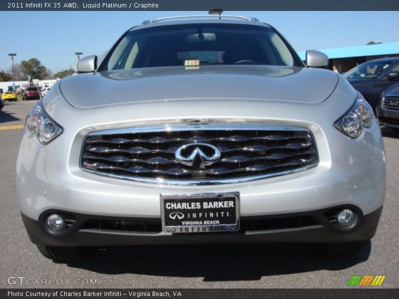 Liquid Platinum / Graphite 2011 Infiniti FX 35 AWD