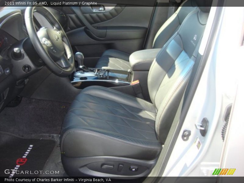 Liquid Platinum / Graphite 2011 Infiniti FX 35 AWD