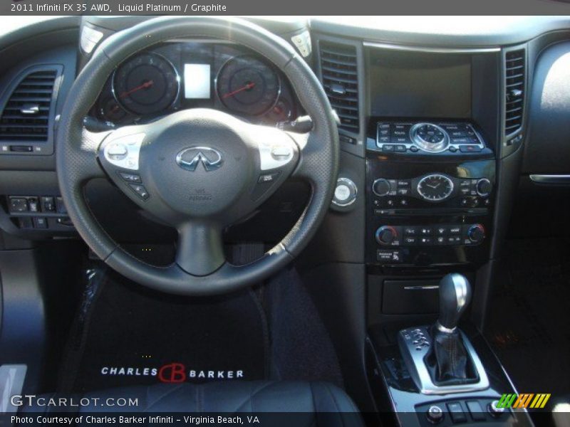 Liquid Platinum / Graphite 2011 Infiniti FX 35 AWD