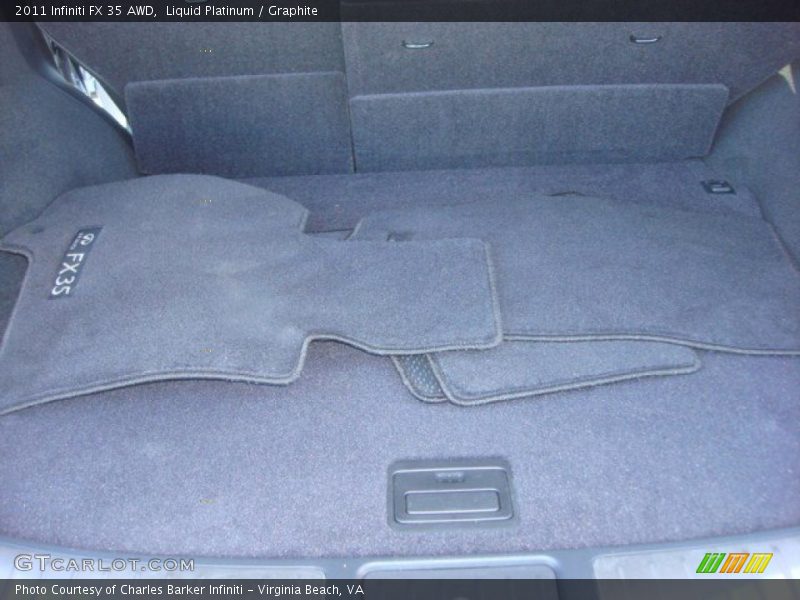Liquid Platinum / Graphite 2011 Infiniti FX 35 AWD