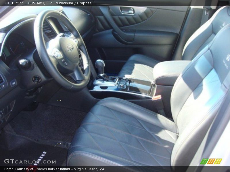 Liquid Platinum / Graphite 2011 Infiniti FX 35 AWD