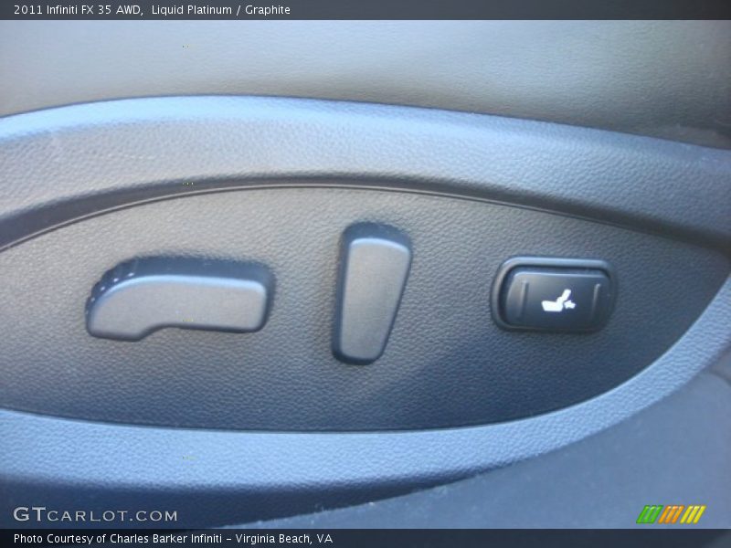 Liquid Platinum / Graphite 2011 Infiniti FX 35 AWD