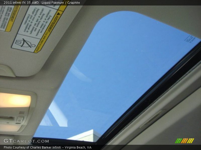 Liquid Platinum / Graphite 2011 Infiniti FX 35 AWD